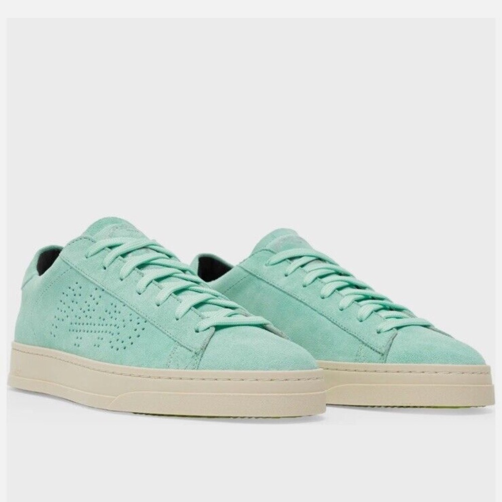 P448 Jack Low Top Sneakers in Aqua - Picture 3 of 15